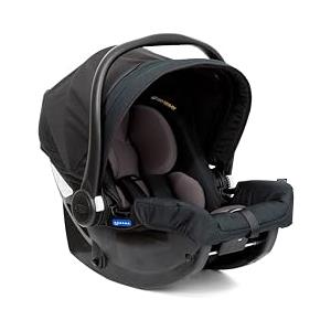 Graco SnugEssentials Seggiolino auto i-Size (dalla nascita a 12 mesi circa, 40-75 cm), compatibile con base ISOFIX, nero/grigio
