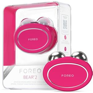 Foreo Bear 2, Massaggiatore Viso Lifting Avanzato a Microcorrente, Massaggio Viso Anti-Age, Lifting Istantaneo, Rassoda e Definisce, Non Invasivo, Fuchsia