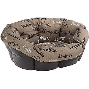 Ferplast Cuscino Imbottito per Cuccia Cani e Gatti SOFA' 2 CUSHION Materassino imbottito per letto Cane Interno, Beige, (LxWxH) 52x39x21 cm