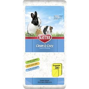 KAYTEE Superpet | Lettiera Clean & Cozy per Piccoli Animali/roditori/criceti | Bianco | 99,9% priva di Polvere | Controllo degli odori | 24,6 Litri