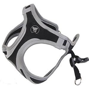 Croci C5081646 - Pettorina Riflettente Per Cani, Multicolore (Nero), XL, 1 Pezzo