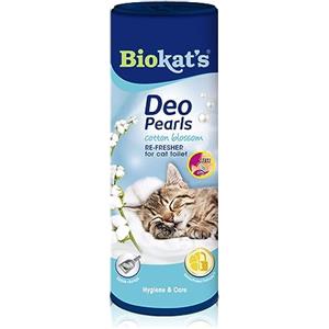 Biokat's Deo Pearls Cotton Blossom - Complemento lettiera con profumo per agglomerati freschi e solidi nella toilette del gatto - 1 tubi (1 x 700 g)