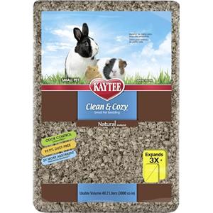 KAYTEE Superpet | Lettiera Clean & Cozy per Piccoli Animali/roditori/criceti | Naturale | 99,9% priva di Polvere | Controllo degli odori | 49,2 Litri
