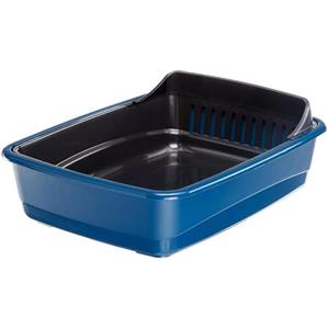 Ferplast Lettiera Gatto Toilette per Gatti ARIEL 10, Cassetta igienica Gatto con Setaccio che elimina lo Sporco per una Facile Pulizia, 46,5 x 35,5 x h 11,5 cm., colori assortiti