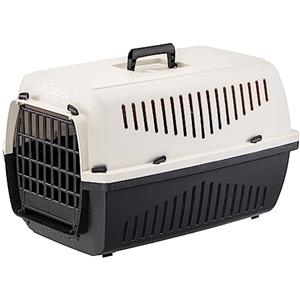 Ferplast Trasportino Gatto SKIPPER 2, Trasportino Cane Taglia Piccola e Gatti max 8 Kg, Trasportino Rigido, Viaggio Animali Domestici, 55 x 36 x h 33 cm, in Plastica con Maniglia Pieghevole