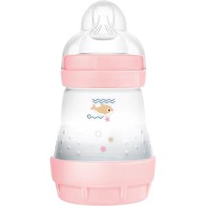 MAM Biberon Easy Start Anticolica, con Tettarella in Silicone SkinSoftTM, 0+ Mesi, 160 ml, Rosa