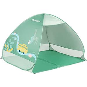 Badabulle Tenda di protezione UV, grande tenda da spiaggia, alta protezione solare SPF 50+, sistema Pop-Up
