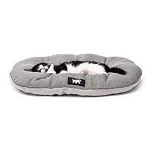 Ferplast Cuscino Cane e Gatto RELAX 45/2 SANITIZED, Lettino Cani Gatti, con Protezione Antibatterica Antivirale, Cuscino Imbottito per Cuccia Cane e Gatto, Cotone, Lavabile, 43 x 30 cm, Grigio