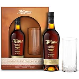 Zacapa Solera Rum - 700 ml, Confezione regalo con 1 bicchiere