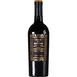 Borgo del Mandorlo Nero d'Avola Sicilia DOC Riserva - Vino Rosso Italiano - Bottiglia 750 ml - 14% Vol - Intenso, Avvolgente e Strutturato
