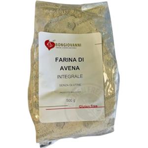 BONGIOVANNI FARINE E BONTA' NATURALI Farina di Avena integrale 500 g BIO Senza Glutine