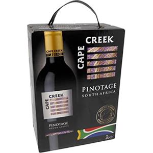 Cape Creek - Vino rosso del Sudafrica - Pinotage Bag in Box BIB (1 x 3L)