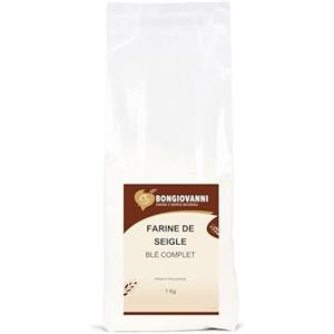 BONGIOVANNI FARINE e BONTA' NATURALI Farina Di Segale Integrale Bio, Formato da 1 Kg