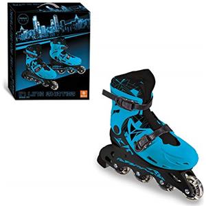 Mondo Toys - BOY In Line Skates - pattini in linea regolabili - Ruote PVC - roller bambino / bambina - Size M / mis. 33/36 - 28330