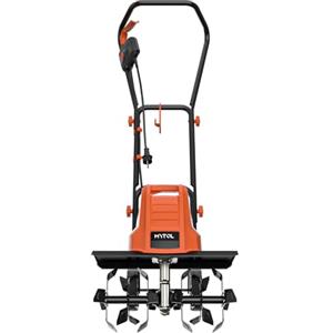 MYTOL Motozappa 1500W, Larghezza di Lavoro 45cm,Profondità 22cm, Motozappa Elettrica con 6×4 Rebbi in Acciaio Resistente, Manico Pieghevole,Doppio Pulsante di Sicurezza, Protezione da Surriscaldamento