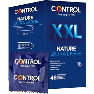 Control Nature XXL Preservativi Double Extra Large Classici - 48 Profilattici 2XL