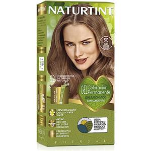Naturtint Colorazione senza ammoniaca, Copertura dei capelli grigi al 100%, Ingredienti vegetali, Colore naturale e di lunga durata, 6G Biondo Scuro Dorato, 170ml