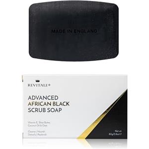 Revitale African Black Natural Oat Scrub Soap - Pure Vegetable