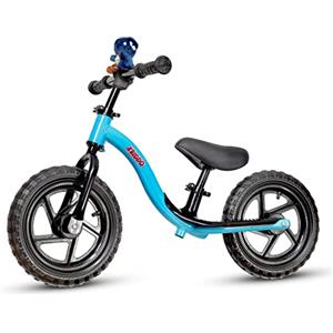 KRIDDO Bicicletta Senza Pedali per Bambini di 2 Anni, Età 24 Mesi a 5 Anni, Bicicletta Interattiva per Apprendimento Precoce con Stabilità, Regalo per Bambini e Bambine di 2-5 Anni, Blu