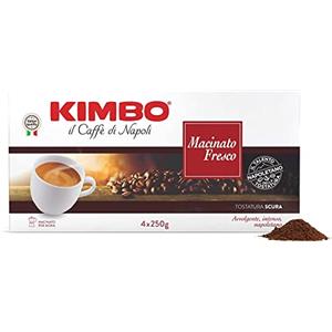 Kimbo Macinato Fresco, Caffè (4x250g)