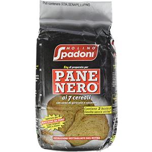 Molino Spadoni Farina, Pane Nero - 5 pezzi da 1 kg [5 kg]
