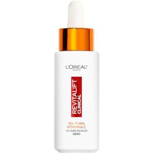 L'Oréal Paris Siero Viso 12% Pura Vitamina C, Per Pelle Più Luminosa e Pori Meno Visibili, Revitalift Clinical, 30 ml