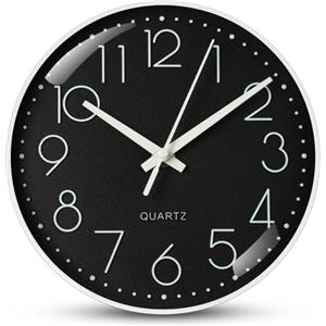 Aolso Orologio Da Parete Moderno, Orologio Da Parete Circolare Digitale, Orologio Da Parete Silenzioso, Creativo Design Orologio Da Muro Al Quarzo, 8 Pollici/20 Cm Diameter