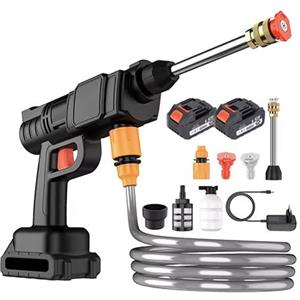K2 STORE - Idropulitrice Portatile a Batteria 48V 8000mAh Alta Pressione con 2 Batterie Ricaricabili e Comoda Valigetta, Perfetta per Lavaggio Auto, Moto, Pavimenti ed Esterni