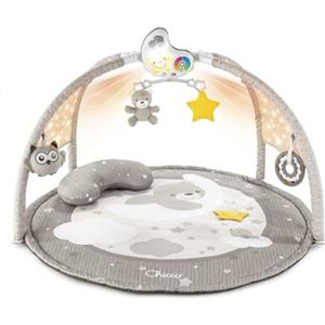 Chicco Palestrina dei Colori Beige 3in1, Palestrina Neonato Multifunzione Elettronica con Tappeto, Proiettore Stelle, Luce Notturna Removibile e Melodie Rilassanti, Giochi Neonato 0+ Mesi