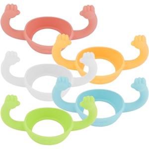 OurLeeme 5 confezioni di portabottiglie per allattamento, per la cura del bambino, con impugnatura in plastica, manico a collo largo, per Pigeon/Dr.Brown