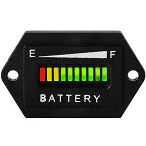 Yooreal LED 36V Indicatore batteria Monitor batteria per Trojan piombo acido alimentato a batteria Club Car Rimorchio da viaggio Carrello elevatore Macchina lavasciuga Ebike RV Auto elettrica
