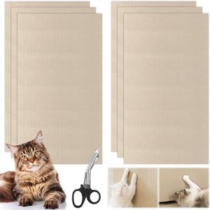 VAIAV DIY Climbing Cat Scratcher Adesivo 5 Pezzo 30 * 60 cm Tappeto Tiragraffi per Gatti Ritagliabili Tappetino Tiragraffi per Divani Sedie Letti e Vari Mobili