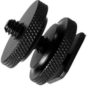 Ldabrye Supporto a slitta a caldo per fotocamera in alluminio a 1/4 Adattatore a vite per treppiede Flash Mount per accessori per microfono fotocamera