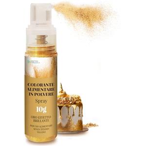 Detox Organica Colorante Alimentare in Polvere ORO - 10 g - Glitter commestibili- Vegan | Per aggiungere un tocco di brillantezza ad ogni creazione!