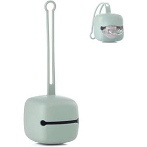 Jané Scomparto Portasucchietto in Silicone, Fino 2 Succhietti, Fascia Elastica, Senza BPA, Lavabile in Lavastoviglie, Verde
