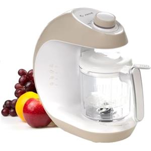 Jané Chefkiss, Cuocipappa Mixer per bebè, 7 in 1 Multifunzione, Robot da cucina, Vapore, Scongela, Riscalda, Sterilizza, Pulizia Automatica