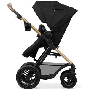 kk Kinderkraft Kinderkraft MOOV 2 Sistema modulare 4 in 1 fino 26 kg, con Ovetto 40-75 cm, MINK FX, Carrozzina reversibile fronte mamma e strada, Schienale regolabile, Ruote gonfiabili, Nero