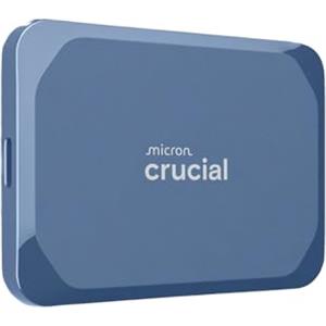 Crucial X10 SSD Esterno 6TB, Fino a 2100 MB/s, USB-C 3.2 Gen2, IP65 Resistenza ad Acqua e Polvere, Hard Disk Esterno, Blu Opaco - CT6000X10SSD9-02