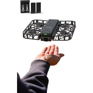 HOVERAir X1 Telecamera Auto-Volante, Video HDR con Drone Tascabile, Decollo sul Palmo, Percorsi di Volo Intelligenti, Follow-me Action Camera con Controllo a Mani Libere, Nero (Combo Plus)