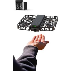 HOVERAir X1 Telecamera Auto-Volante, Video HDR con Drone Tascabile, Decollo sul Palmo, Percorsi di Volo Intelligenti, Follow-me Action Camera con Controllo a Mani Libere, Nero (Combo)