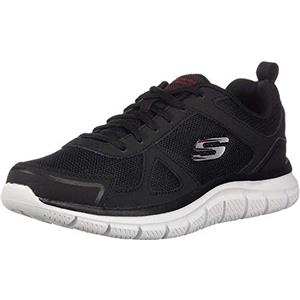 Skechers Track Scloric, Sneaker, Uomo, Nero Black White, 42.5 EU