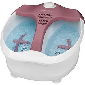 PROFI CARE ProfiCare PC-FM 3027 - Massaggiatore per piedi riscaldato, effetto Whirpool intenso, 4 livelli, applicazione con e senza acqua, colore: Bianco/Rosso