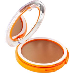 KORFF Sun Secret Fondotinta Compatto SPF 50 01 Amber - Trattamento di maquillage con finish naturale e protezione solare molto alta, 6 ml