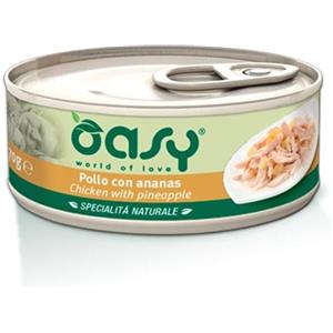 *Oasy Oasy Cat Um 150Gr Pollo E Ananas Al Naturale Lattina