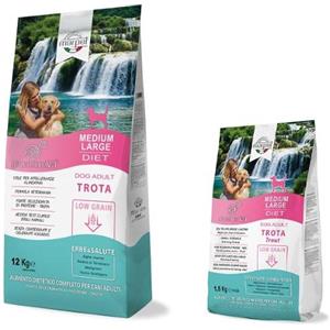 Marpet Equilibria Cibo per Cani Adulto Mini 1,5kg - Monoproteico alla Trota Low Grain