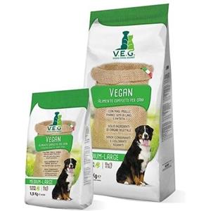 Marpet Vegan Dog Medium 1,5Kg - Alimento vegano completo per cani adulti di taglia media e grande