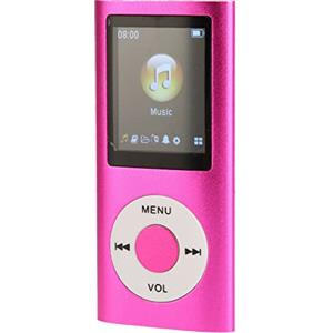Luqeeg Lettore MP3, Lettore Musicale Digitale, Lettore Musicale Senza Perdita di Dati con Schermo LCD 1.8 Digitale Classico Sottile, Porta Mini USB, Bluetooth e Corpo in Metallo