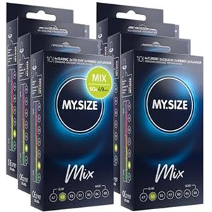 My.Size Mix Preservativi misura 2, 49 mm, pacco convenienza, 60 pezzi