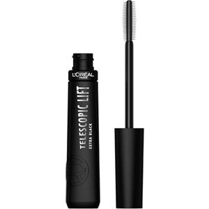 L'Oréal Paris Mascara Telescopic Lift, 5mm di Lunghezza per le tue Ciglia, Volumizza, Solleva, Lunga Tenuta 36h, Colore: Extra Black