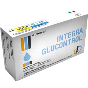 INTEGRA GLUCONTROL - Integratore alimentare con gymnema, cannella, ginseng e cromo - 60 compresse